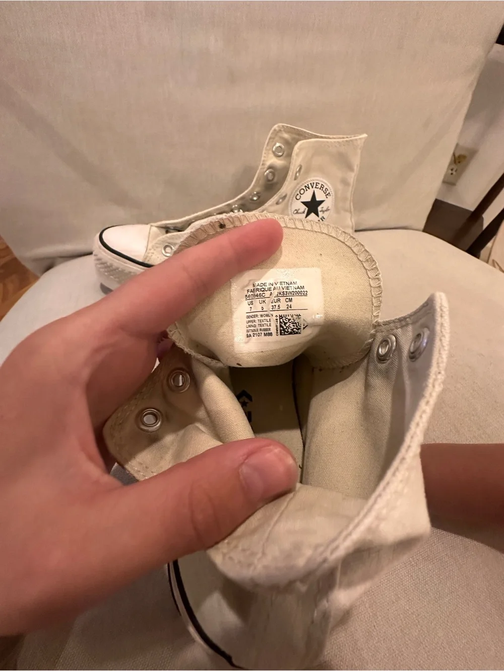 Converse Platform High Top Sneakers - Off-White - Picture 3 of 3